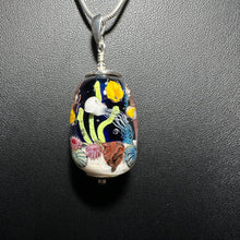 aquarium necklace with jelly fish